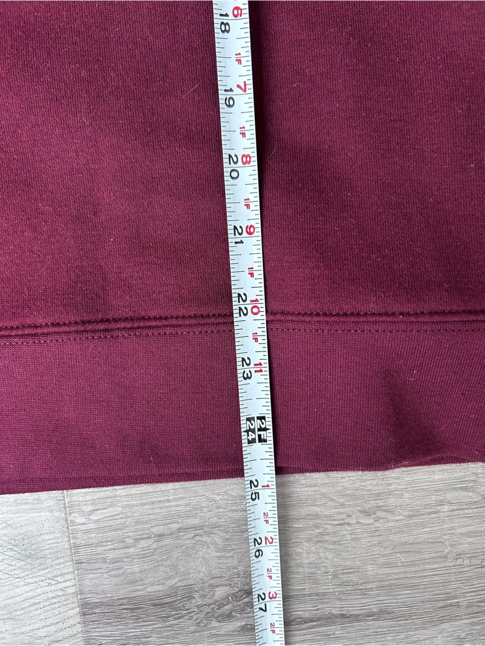 Brunette The Label Women’s Burgundy Sweatshirt size xxs - Picture 8 of 8